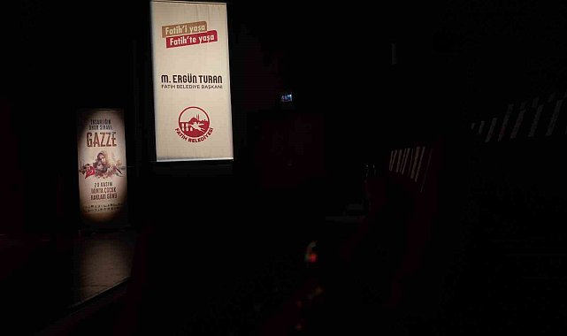 Fatih Kültür Sanat Merkezi'nin Koltukları Gazze'de katledilen çocuklara ayrıldı