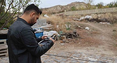 Firari koyunlar önce güvenlik kamerasına, sonra jandarma dronuna yakalandı