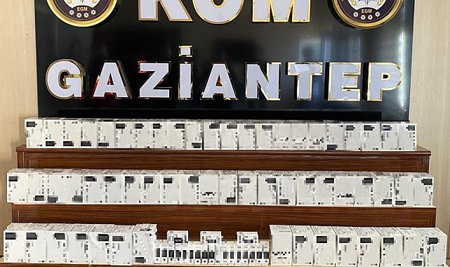 Gaziantep'te kaçak sigara operasyonu: 4 gözaltı