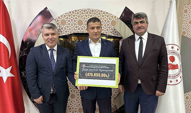 Gazze için Kızılcahamam'da 475 bin 855 TL toplandı