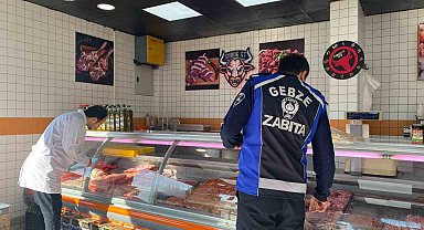 Gebze'de kasaplara sıkı denetim