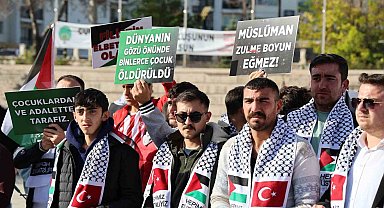 Gençlerden Gazze'ye destek