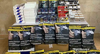 Germencik'te kaçak sigara baskını: 2 gözaltı
