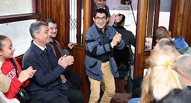 Gölbaşı'nda uyum öğrencileri nostaljik tramvayla ilçeyi turladı