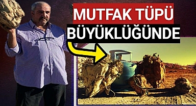 Görenleri Şok Etti...Mutfak Tüpü Büyüklüğünde