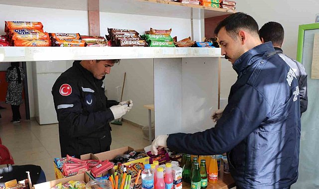 Haliliye Belediyesinden okul kantinlerine sıkı denetim