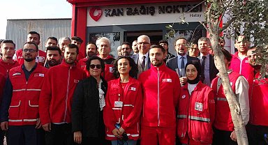 Hatay'da 'Kan Bağış Noktası' açıldı