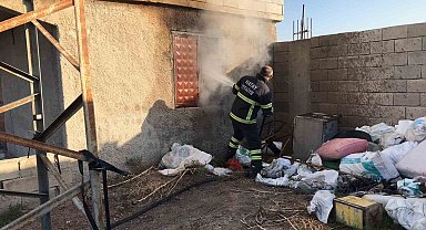 Hatay'da ev yangını çıktı