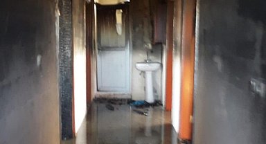 Hatay'da evde yangın çıktı