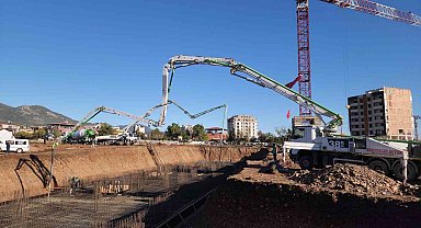 Hatay'ın Hassa ilçesinde hükümet konağının temeli atıldı