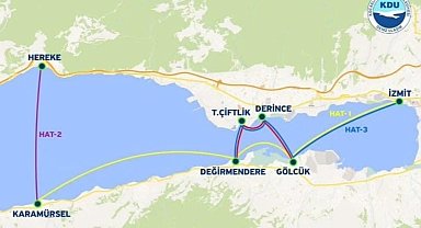 Hereke-Karamürsel vapur seferleri iptal edildi