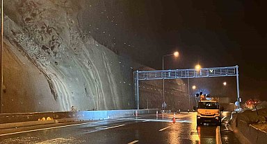 Heyelan riski nedeniyle trafiğe kapanan Bolu Dağı Tüneli'nde son durum