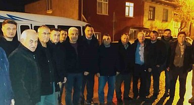 Hisarcık'ta umre kafilesi dualarla uğurlandı