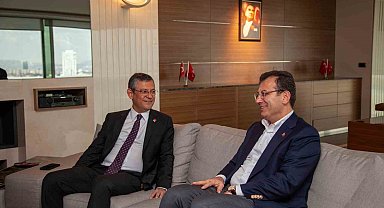 İBB Başkanı İmamoğlu, CHP Genel Başkanı Özel'i ziyaret etti