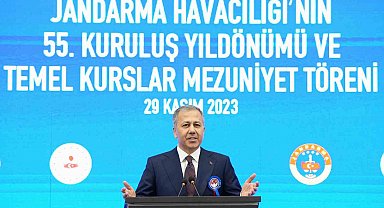 İçişleri Bakanı Ali Yerlikaya: "Jandarmamız 12 ilde hava araçlarıyla hizmete başladı"