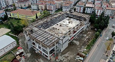 İlkadım Spor Kompleksi'nin yüzde 55'i tamamlandı