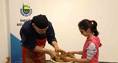 İnegöl Belediyesi'nden Çocuk Çömlek Atölyesi