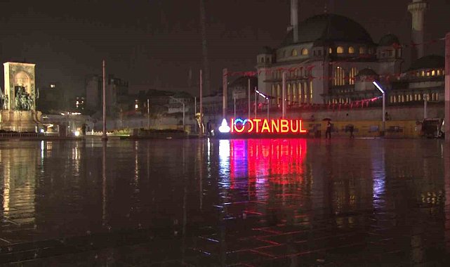 İstanbul'da beklenen yağış başladı