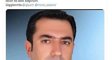 İYİ Parti'de istifa şoku