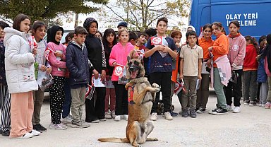 Jandarma ekiplerinden ilkokul ve huzurevi ziyareti