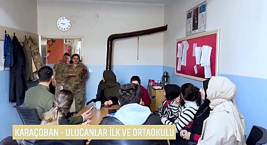 Jandarma ekiplerinden öğretmenlere anlamlı ziyaret