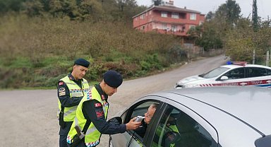 Jandarma trafik ekiplerinden yoğun denetim