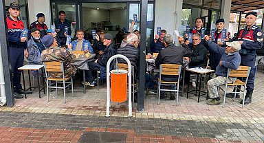 Jandarma, vatandaşları bilgilendirdi
