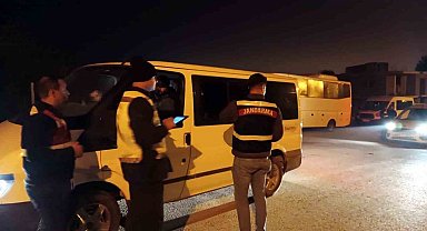Jandarmadan Nusaybin'de asayiş uygulaması
