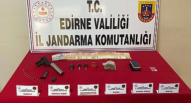 Jandarmanın şüphe üzerine durdurduğu aracın sürücüsü tutuklandı