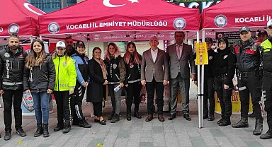 Kadına yönelik şiddette karşı vatandaşları bilgilendirdiler