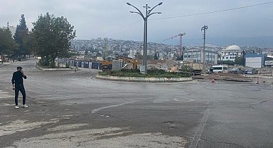 Kanalizasyon çalışması doğal gaz sızıntısına neden oldu