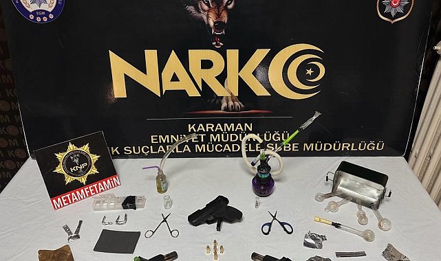 Karaman'da uyuşturucudan yakalanan 4 kişi tutuklandı
