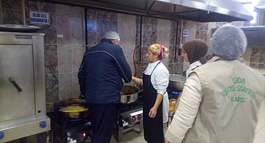 Kars'ta KYK yurtları denetlendi
