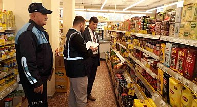 Kars'ta zincir marketler denetleniyor