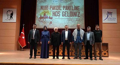 KBÜ'de Kudüs Şairi 'Nuri Pakdil' paneli gerçekleştirildi