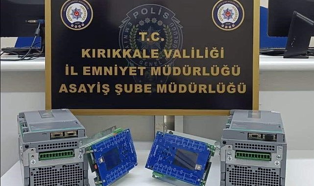 Kırıkkale'de asansör parçalarını çalan hırsız yakalandı