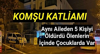 Komşusunun Evini Basıp Tüfekle Çoluk Çocuk Demedi 5 Kişiyi Öldürdü