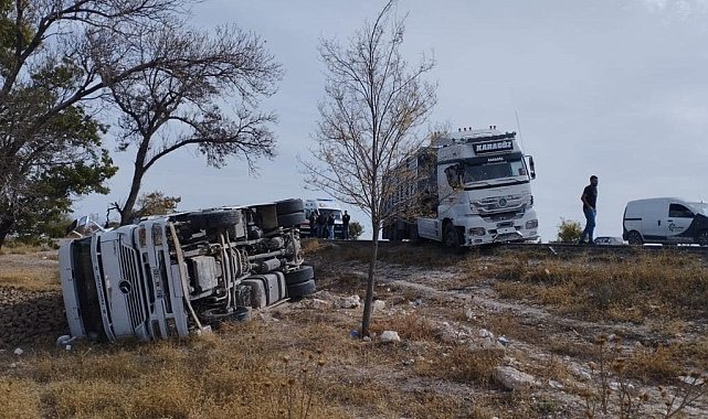 Konya'da trafik kazası: 1 yaralı