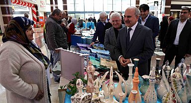 Konya'da TRSM danışanlarının "Ruhumun Işığı Sönmesin" sergisi açıldı