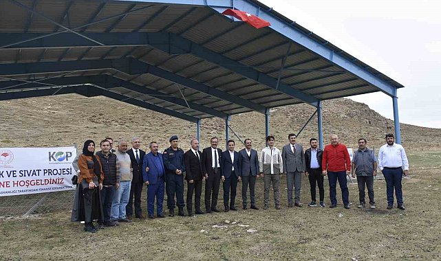 KOP'tan küçükbaş hayvanlar için güneş enerjili suluk projesi