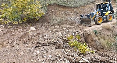 Köşk'te bozulan yollar yenileniyor