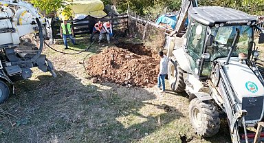 Köylerde kanalizasyon bakım ve onarım çalışmaları devam ediyor