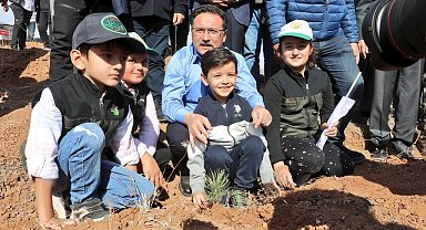 KTO Avrupa Birliği Hatıra Ormanına 10 bin fidan dikildi