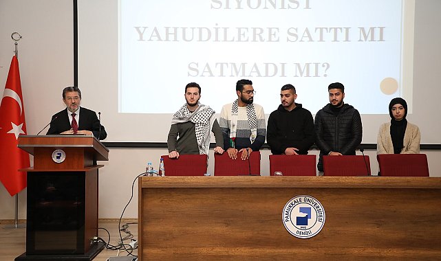 Kudüs'ün önemi ve Filistin gerçeği Denizli'de konuşuldu