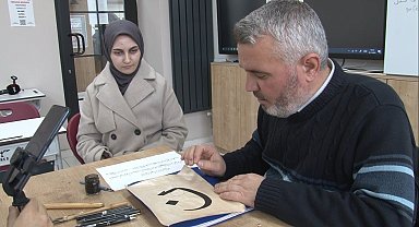 Kütahya'da 'Hüsn-i Hat Kursu'na ilgi