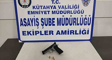 Kütahya'da bir şahsın üzerinde ruhsatsız tabanca ele geçirildi