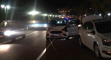 Kütahya'da zincirleme trafik kazası: 1 yaralı