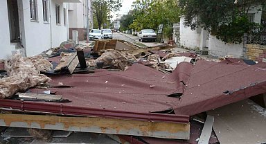 Lodos Sinop'un Gerze ilçesini vurdu