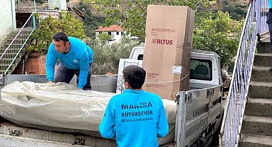 Manisa Büyükşehir Belediyesi Bulut ailesine yardım elini uzattı