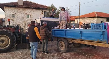 Manisa Büyükşehir Belediyesinin makine desteği üreticinin elini rahatlattı